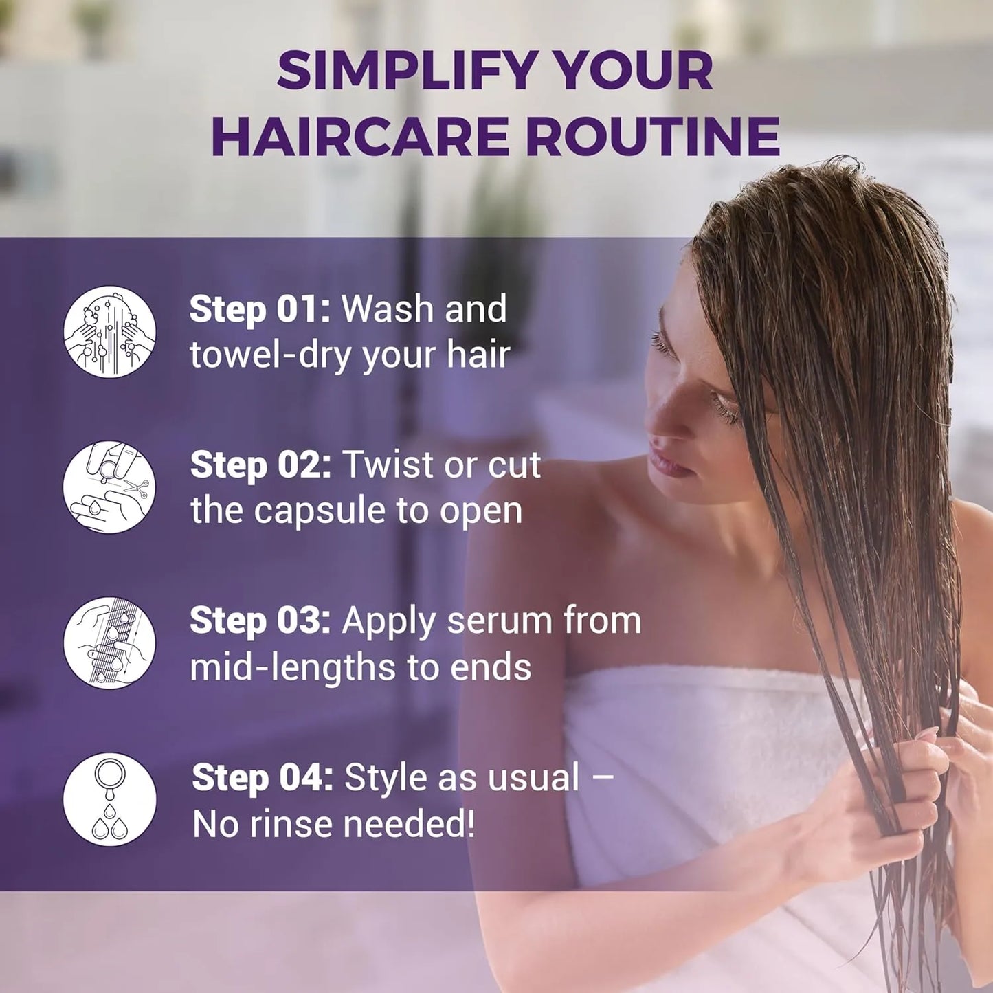 Hair Serum with Vitamins A, E & B5