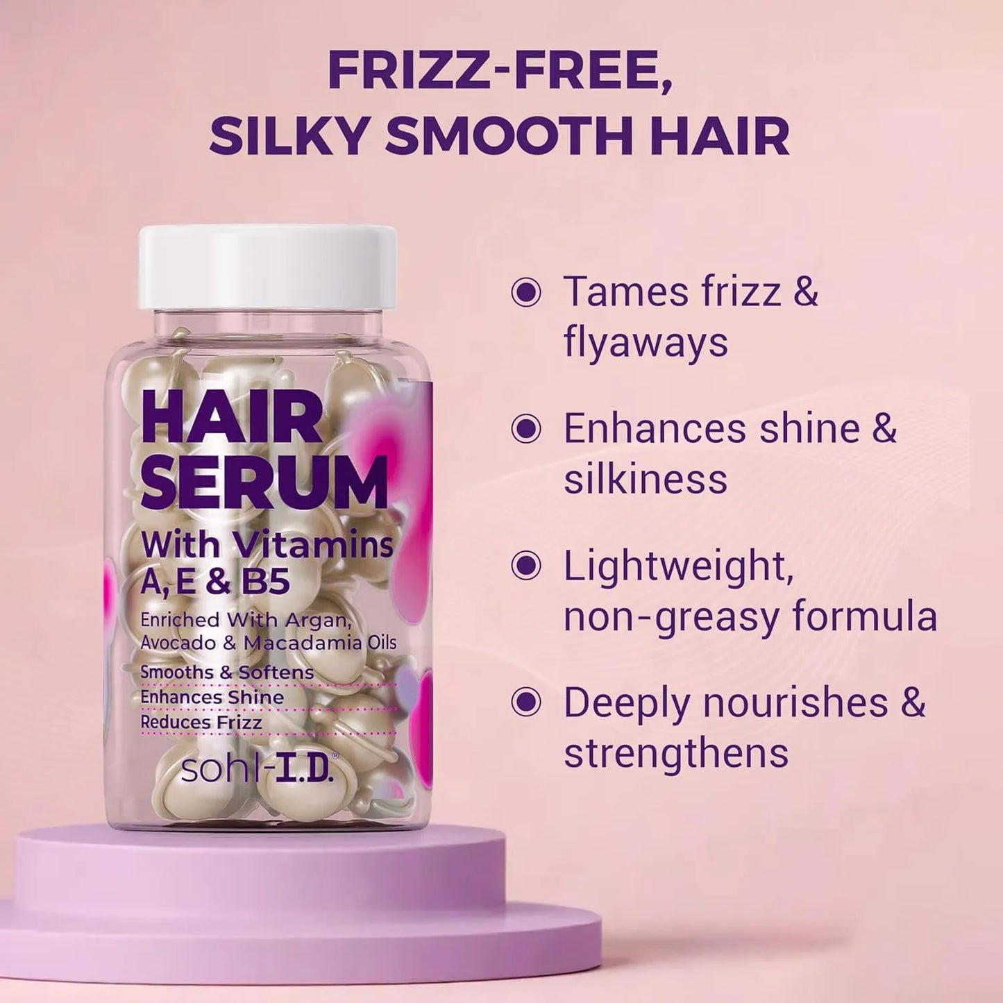 Hair Serum with Vitamins A, E & B5