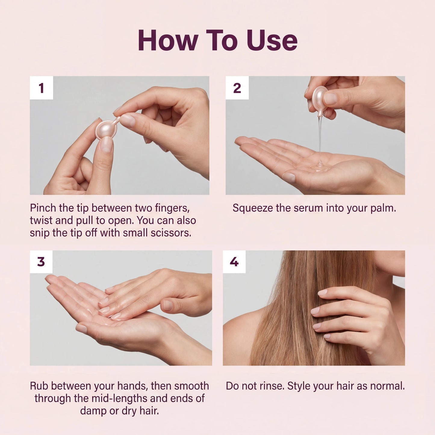 Hair Serum with Vitamins A, E & B5